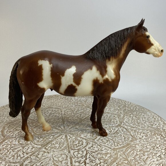 Vintage Breyer Traditional Yellow Mount #51 Paint Stallion Adios Mold 1970s Old - Picture 5 of 12